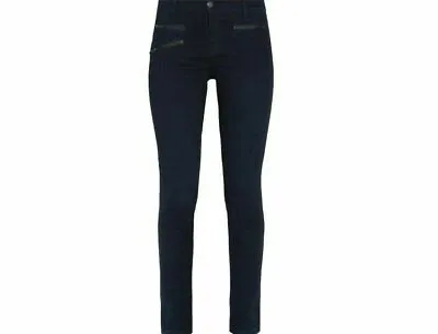 BEST SELLING J BRAND Zoey Triple Zip Skinny Ankle Jeans Soho Ultra Dark Size 27 • $80.73