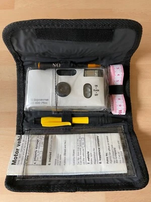 £3.99 • Buy New Sealed Accident Camera Kit - Camera - Measuring Tape - Pen - Marker - Pouch