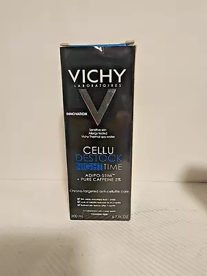 Vichy Cellu Destock Night Time Anticellulite Gel - Cream Women 200 Ml/ 6.7 Fl Oz • $149.99