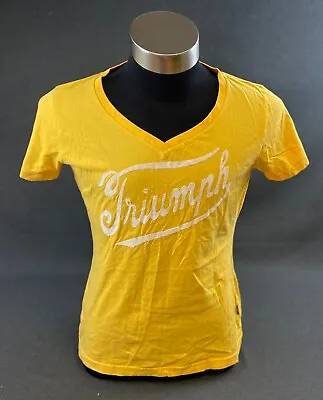 £23.24 • Buy New Genuine Triumph Womens Clothing Yellow T-shirt Trmtss12108-m