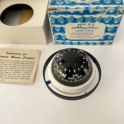 Vintage Airguide Marine Compass Model No. 87-W  Ship Navigation Not Complete • $22.87