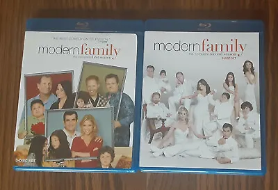 Modern Family Seasons 1 And 2 Lot Of 2 Blu Rays Sets (3-Discs Each) • $11.99