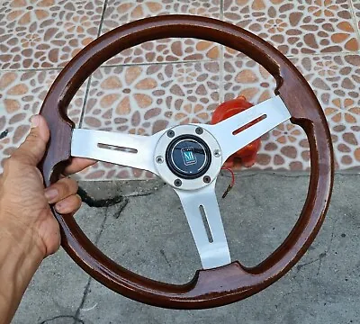 Rare Vintage Nardi Wood Stering Wheel Honda Toyota Mazda Ae86 MX5 Miata Honda EF • $480