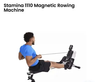 Stamina Magnetic Rowing Machine 1110 Black • $169.99