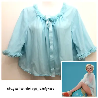 Marilyn Monroe Owned & Worn Babydoll Boudoir Jacket David Gainsborough Roberts • $2113.70