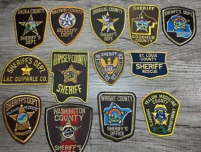 Minnesota County Sheriff Patch (Ramsey Hennepin Etc.) • $5.50