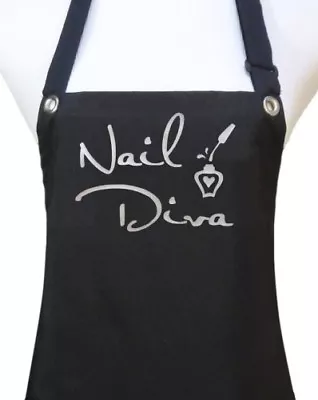 Nail Tech Apron  NAIL DIVA  Waterproof Manicurist Manicure Pedicure Salon Apron • $28.75