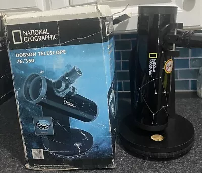 National Geographic 76/350 Reflecting Compact Dobson Telescope NEW Unused  • £25