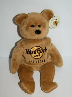 Hard Rock Cafe Isaac Beara Las Vegas Plush Bear Beanbag Stuffed Animal Soft Toy • $13.50