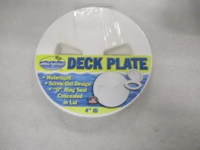 P34C T-H Marine SDP-3FW-DP Deck Plate 10  White OEM New Factory Boat Parts • $18.29