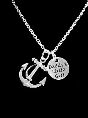 Necklace Anchor Daddy's Little Girl Christmas Gift For Her • $19.99