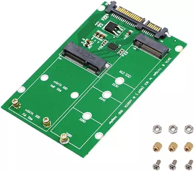 2 In 1 Combine Mini PCI-E M.2 NGFF & Msata SSD To SATA 3.0 Adapter Converter (SA • $19.62