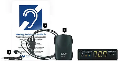 Williams AV PPA VP 37 Personal FM Value Pack System Up To 1000' Operating Range • $1278