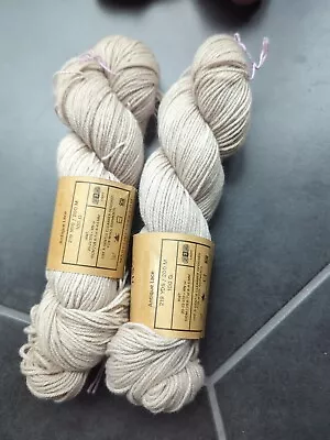 Set Of 2 Madelinetosh DK Wool + Cotton 50/50 SW Merino/Cotton Antique Lace • $45