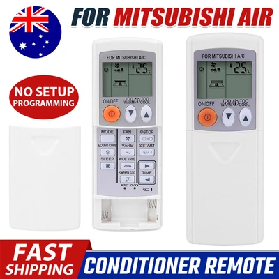 $14.45 • Buy Electric Control Fit For Mitsubishi Air Conditioner Remote MSZ-GA50VA MSZ-GA60VA