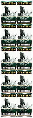 Citation Horse Racing Champion Strip Of 10 Mint Vignette Stamps #3 • $8