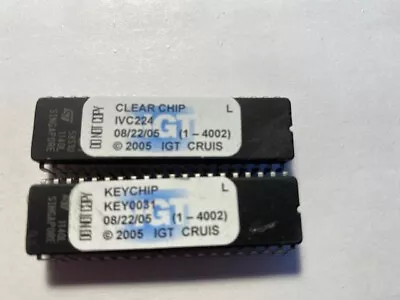 IGT S2000 Clear & Key Chip IVC224 & Key0031 - OEM ORIGINAL • $24.95