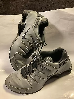 Nike Shox NZ Hyper Running Shoes Mens 13 RARE 378341-400 2014 Black Gray • $55.99