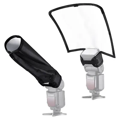 Neewer Flash Softbox Diffuser Bendable White And Silver White Two-Side Reflector • $16.99