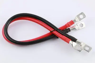 Battery Lead Power Copper Strap Earth Bond Leisure Cable Leads 8-2/0 Gauge 6-50  • $40
