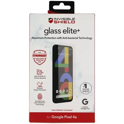 $7.65 • Buy ZAGG InvisibleShield (Glass Elite+) Screen Protector For Pixel 4a - Clear