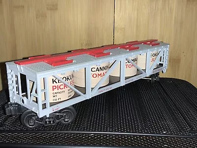 LOOK!! K-Line O Gauge Keokuk Canning Company Classic Vat Car K-90012 NOS • $35.99