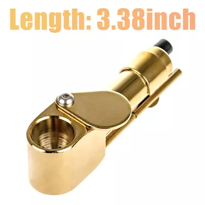 1PC Brass Tobacco Smoking Proto Pipe Tar Trap Stash Storage Cylinder Chamber • $11.60