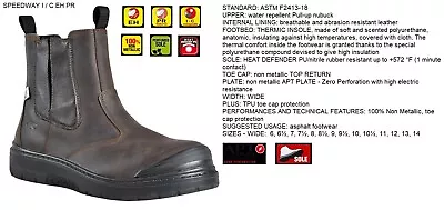 New Men's Cofra SPEEDWAY Pullon Asphalt Safety Boot USA/CAN Safety Standard • $155