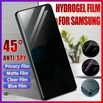 $4.15 • Buy Hydrogel Film Screen Protector For Samsung S22 S21 S20 Note 20 10 9 8  AU Stock