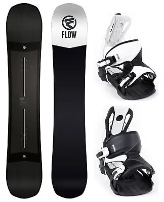 FLOW Gap 156 Cm Mens Snowboard Package+Flow Bindings NEW • $389.95