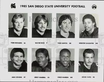 1985 Press Photo San Diego State University Football Players - Afa24814 • $19.99