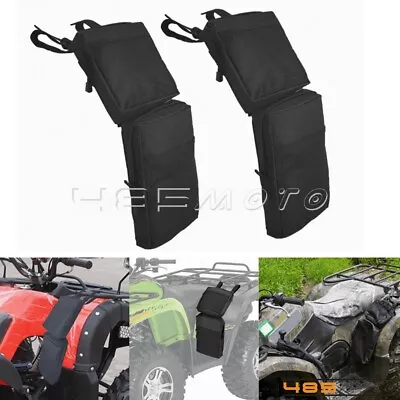 2-Pack Black Quad ATV 4-Wheeler Fender Cargo Storage Hunting Bags Universal UTV • $32.99