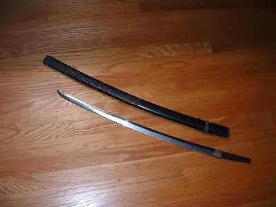 [GN1-04-4-24] Japanese Sword: Suketsugu Wakizashi Blade And Habaki Project Piece • $100