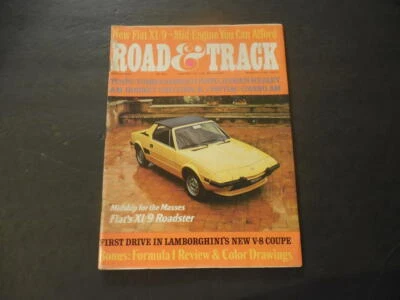 $10 • Buy Road And Track Mar 1973 Lamborghini's V-8 Coupe; Turbocharged Pinto     ID:35184