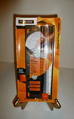 $24 • Buy Fiskars Personal Paper Trimmer With Bonus Blade Carriage - 9590 - New Sealed