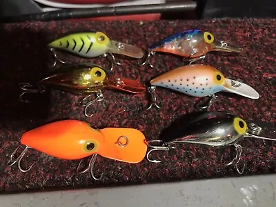 Storm Wiggle Wart Lot Prism Trout Fishing Lures Vintage • $34