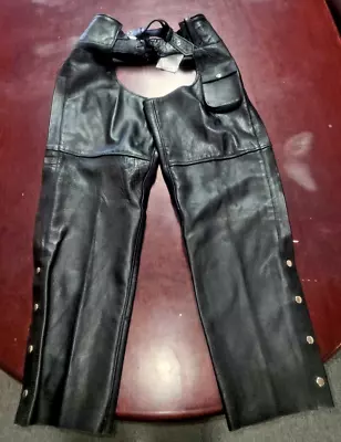 IK Leather Motorcycle Chaps Men's Size XL • $29.99