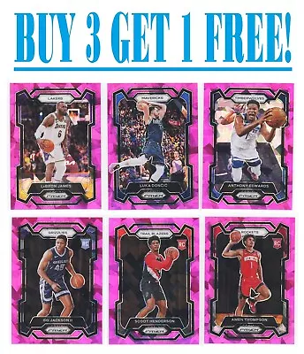 2023-24 Prizm Basketball PINK ICE (BUY 3 GET 1) You Pick - Complete Your Set NBA • $1.59