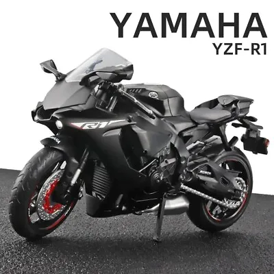 1/12 Scale YAMAHA YZF-R6 Motorcycle Diecast Model Toy Moto Collection Gift • £22.95