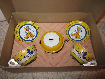 Vintage Mickey Mouse Disneyland Tea Set In The Box!!! • $80
