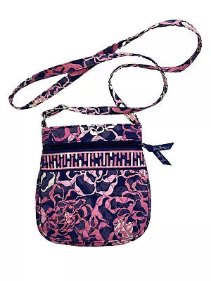 Vera Bradley Crossbody Purse In Retired Boysenberry Pattern Bag • $19.98