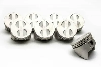 Mercruiser Chevy Marine 5.7L/350ci Flat Top Pistons MOLY Rings 020 260 280 255 + • $198.32