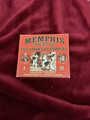 MEMPHIS JUG BAND WITH GUS CANNON'S JUG STOMPERS 4-CD Set • $50