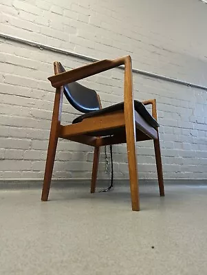 Vintage Mid Century Finn Juhl Model 196 Danish Teak Chair France & Son • £1147.27