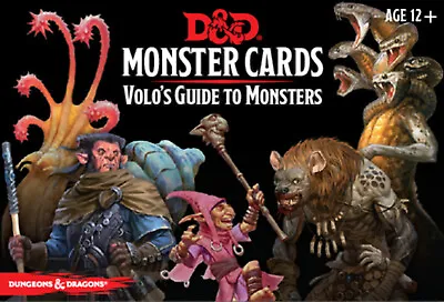 $35.95 • Buy Dungeons & Dragons: Spellbook Volo's Guide To Monsters Cards