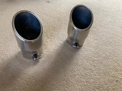 TwoAudi Q7 Exhaust Tips - May Also Fit Ford Focus ST Mk 4 • £10.50