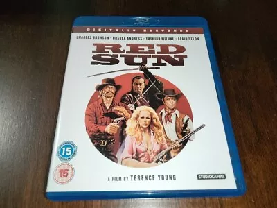 LIKE NEW Red Sun Blu-ray REGION B Charles Bronson Alain Delon Mifune Western • $17.99