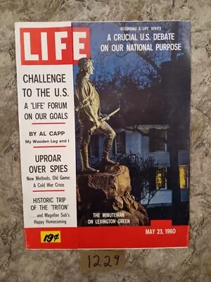 Life Magazine / May 23 1960 / No Label / Marlene Dietrich / Al Capp / Spies • $5.98