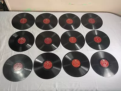 Vintage 78rpm Records. Lot Of 12 -mixed Artists .  Untested Condition • $19