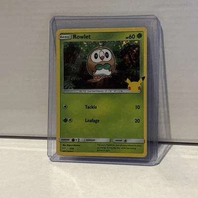$1.99 • Buy 2021 Pokemon McDonalds Trading Card 25th Anniversary HOLO ROWLET #7/25